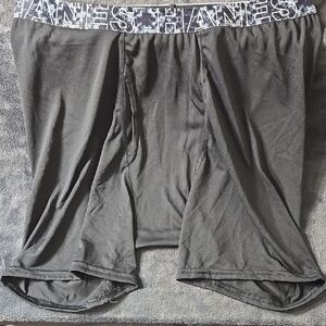 Hanes Gray Boxer Briefs with Stylish Waistband